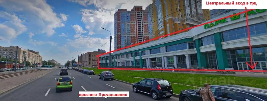 Торговая площадь в Санкт-Петербург просп. Просвещения, 43 (195 м) - Фото 0