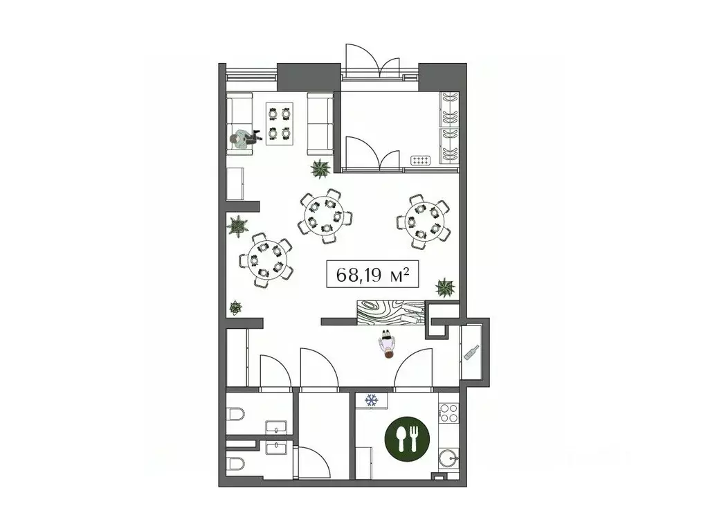 Помещение свободного назначения в Москва Жилой комплекс Преображенская ... - Фото 1