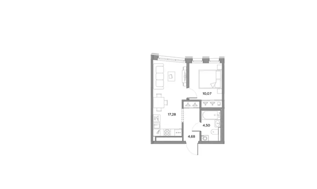 Продаётся 1-к квартира, 36.53 м - Фото 0