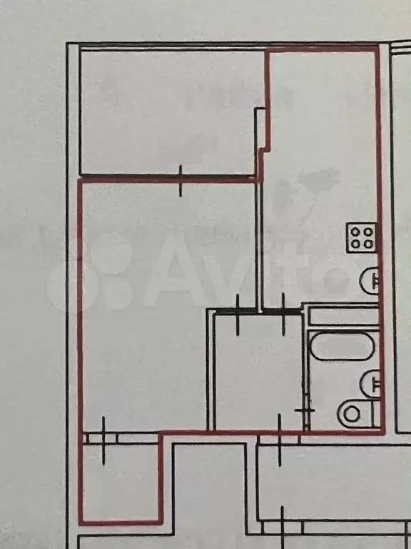 2-к. квартира, 49 м, 4/14 эт. - Фото 0