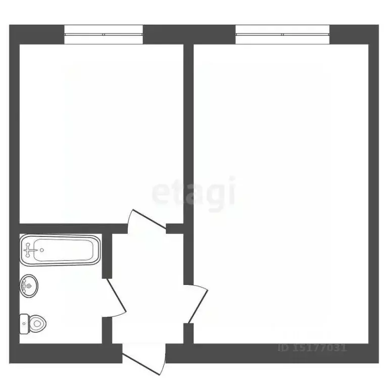 2-к кв. Ямало-Ненецкий АО, Новый Уренгой ул. Геологоразведчиков, 2Б ... - Фото 2