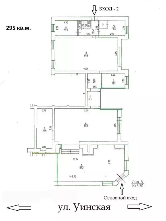 Помещение свободного назначения в Пермский край, Пермь Уинская ул., 9 ... - Фото 2