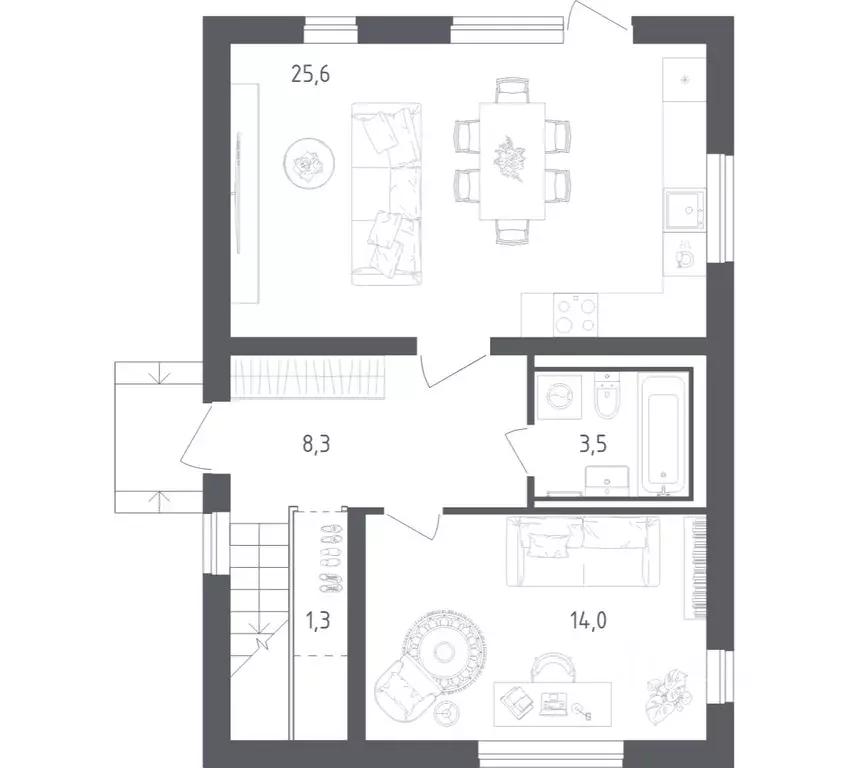 Дом в Московская область, Пушкинский городской округ, с. Семеновское  ... - Фото 1