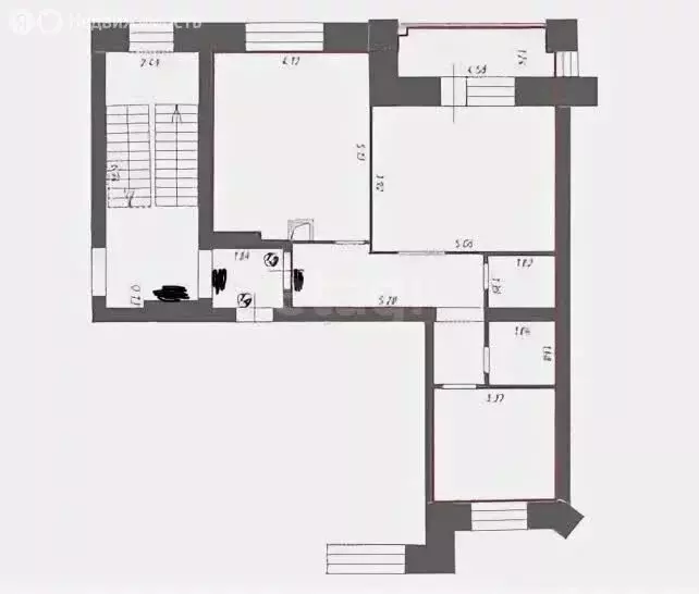 3-комнатная квартира: Казань, 2-я Старо-Аракчинская улица, 41Б (70 м) - Фото 1