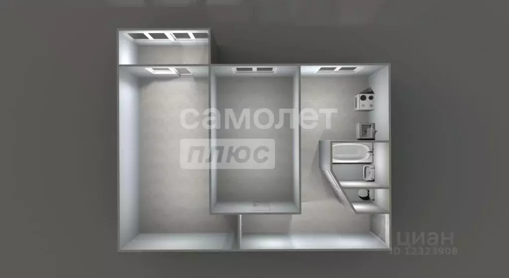 2-к кв. Московская область, Подольск ул. Циолковского, 11 (45.5 м) - Фото 1
