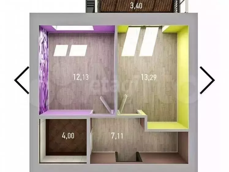 1-комнатная квартира: Казань, улица Фикрята Табеева, 5 (37 м) - Фото 1