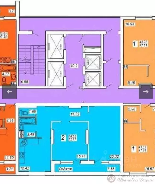 2-к кв. Самарская область, Самара Космолет жилой комплекс (72.15 м) - Фото 1
