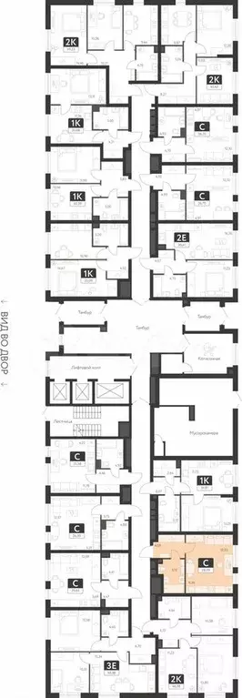 Квартира-студия, 28,1 м, 1/25 эт. - Фото 1