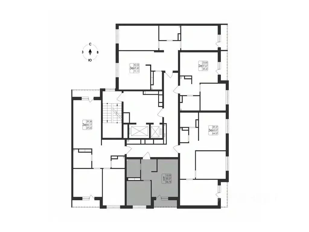 1-к кв. Воронежская область, Воронеж Первое Мая мкр, Май жилой ... - Фото 2