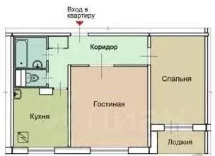 2-к кв. Москва ул. Маршала Катукова, 4К1 (54.0 м) - Фото 0