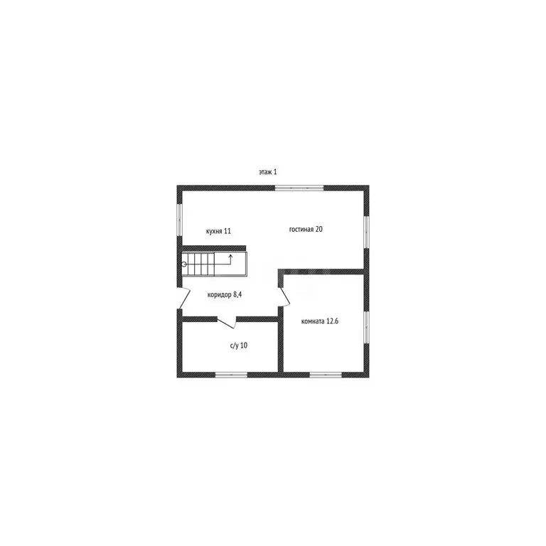 Дом в Краснодар, 5-й проезд Куликова Поля, 1/3 (96 м) - Фото 1