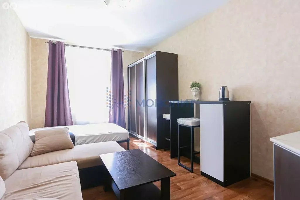 Квартира-студия: деревня Афонино, улица Красная Поляна, 6 (23.9 м) - Фото 1