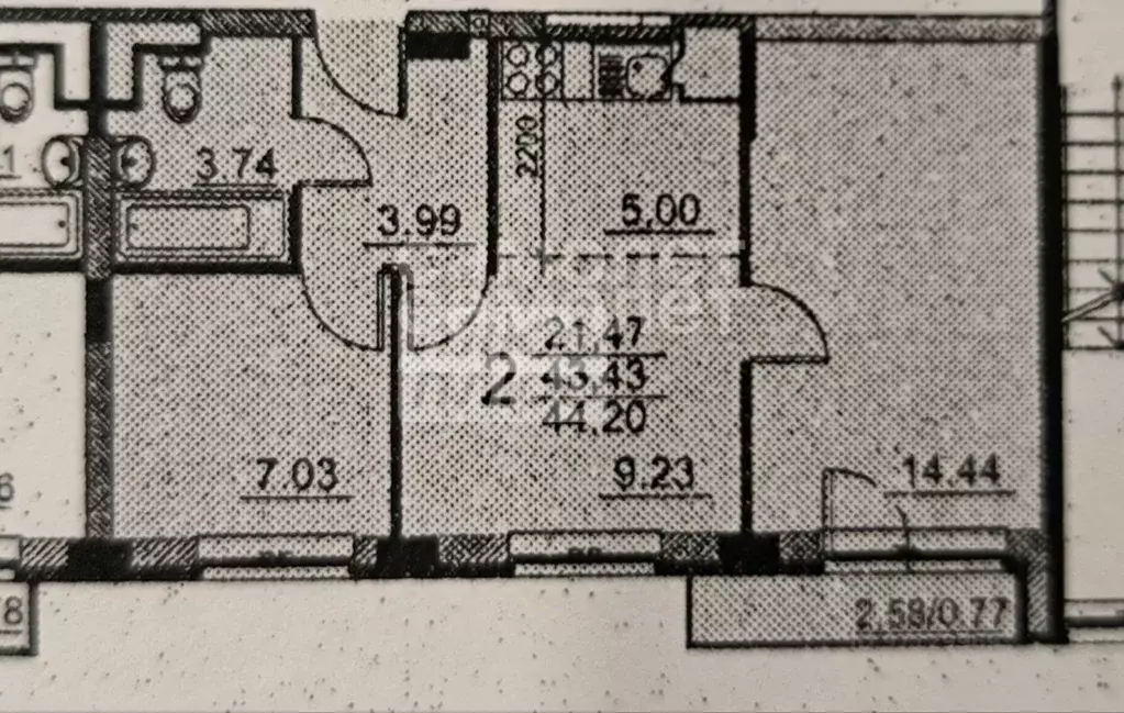 2-к кв. Волгоградская область, Волгоград ул. Лячина, 5 (43.4 м) - Фото 2