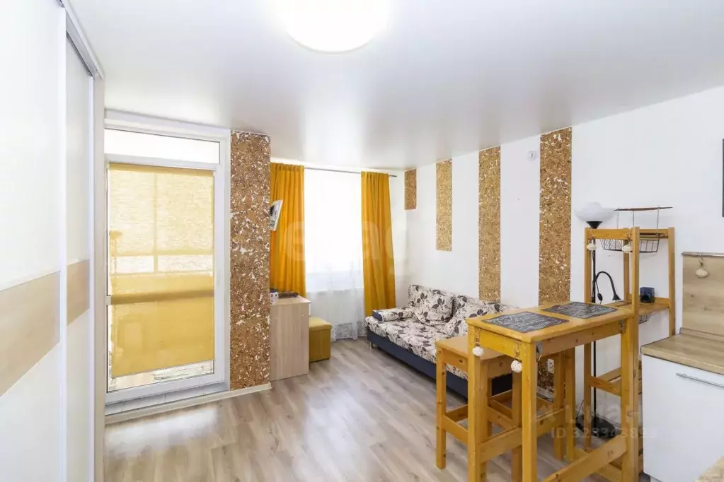 Студия Тюменская область, Тюмень ул. Червишевский Тракт, 47к3 (26.4 м) - Фото 1