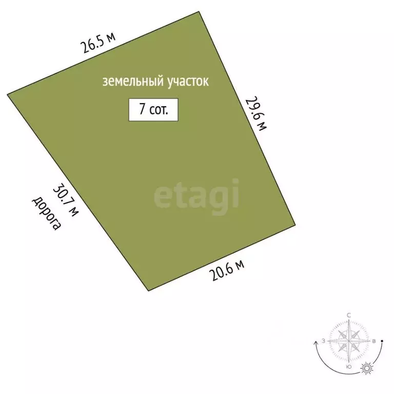 Участок в Вологодская область, Великоустюгский муниципальный округ, ... - Фото 2