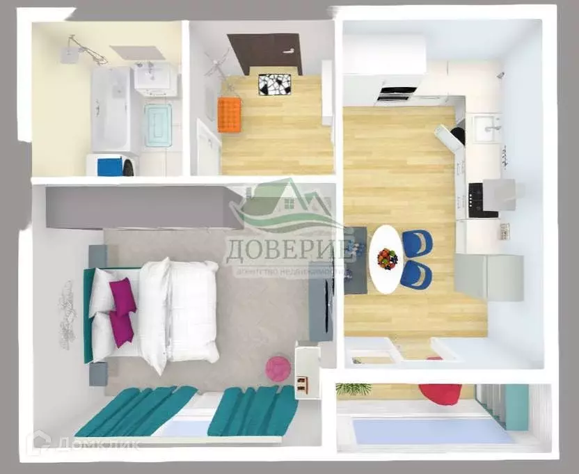 Продаётся 1-к квартира, 41.1 м - Фото 1