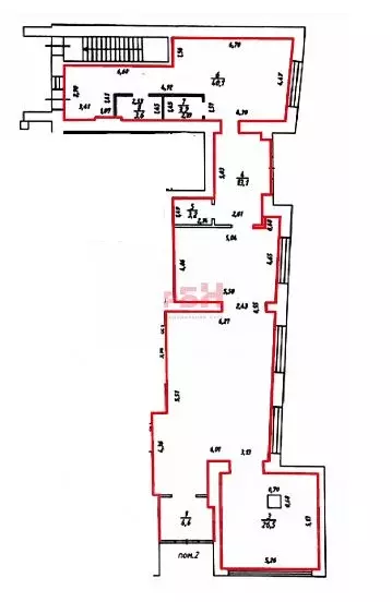 Офис в Костромская область, Кострома Самоковская ул., 2А (175 м) - Фото 1