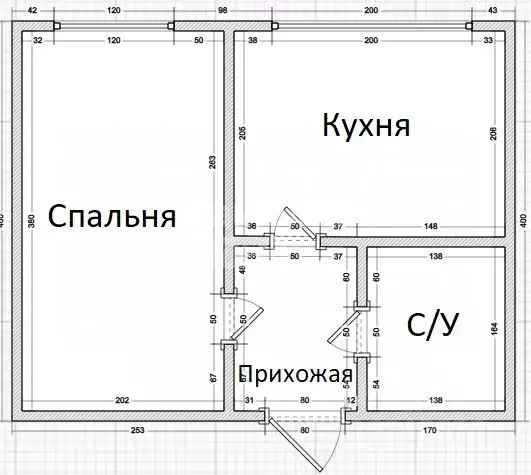 1-к кв. Дагестан, Махачкала Дагестанская ул., 51 (44.4 м) - Фото 1