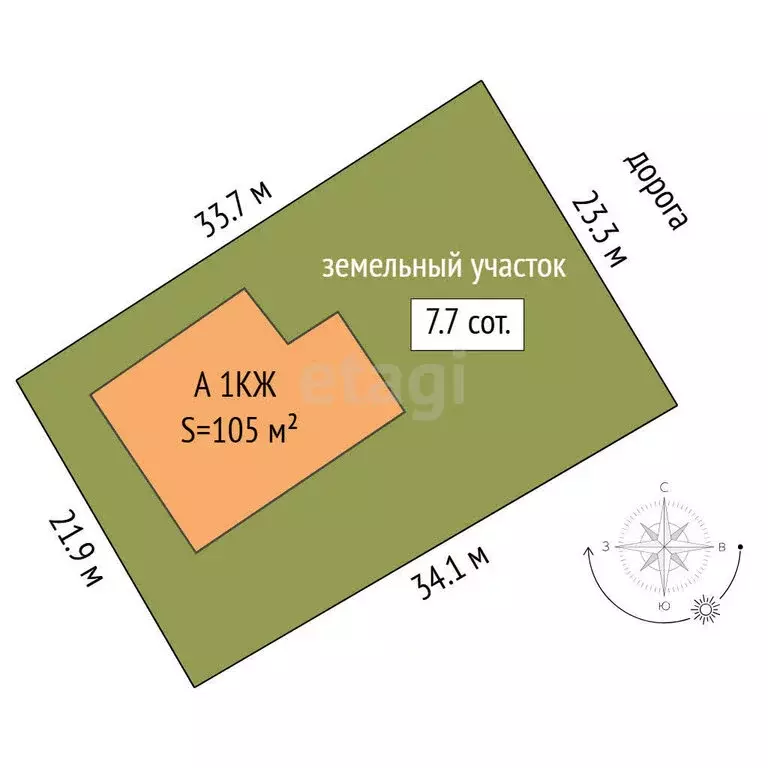 Дом в Тюмень, Самотлорская улица (105 м) - Фото 2