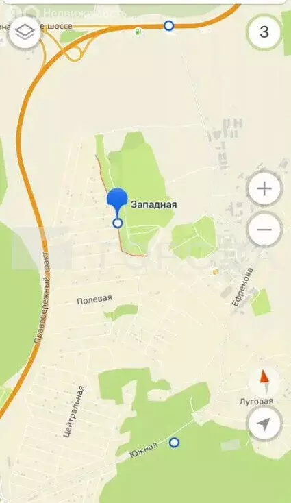 Участок в Санниково, СНТ Овощевод, Западная улица, 45 (6.1 м) - Фото 1