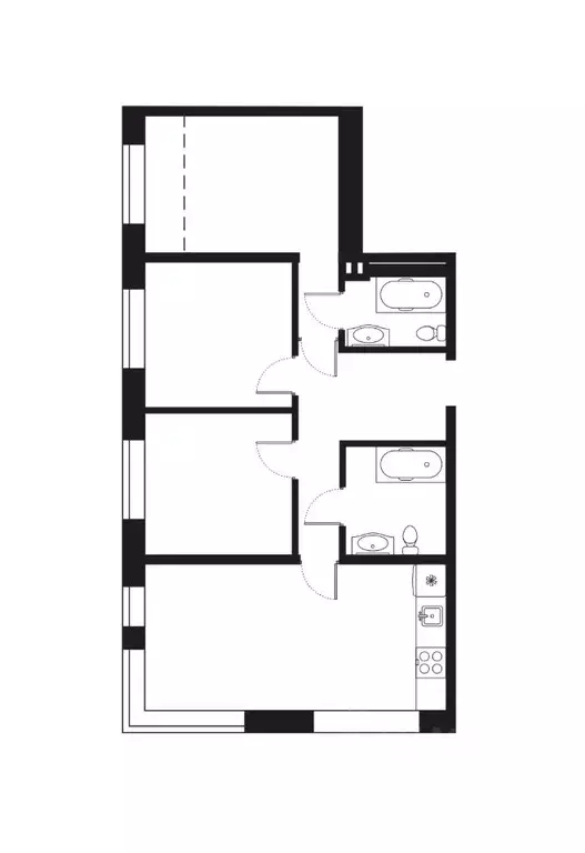 4-к кв. Иркутская область, Иркутск наб. Верхняя, 133 (76.78 м) - Фото 0