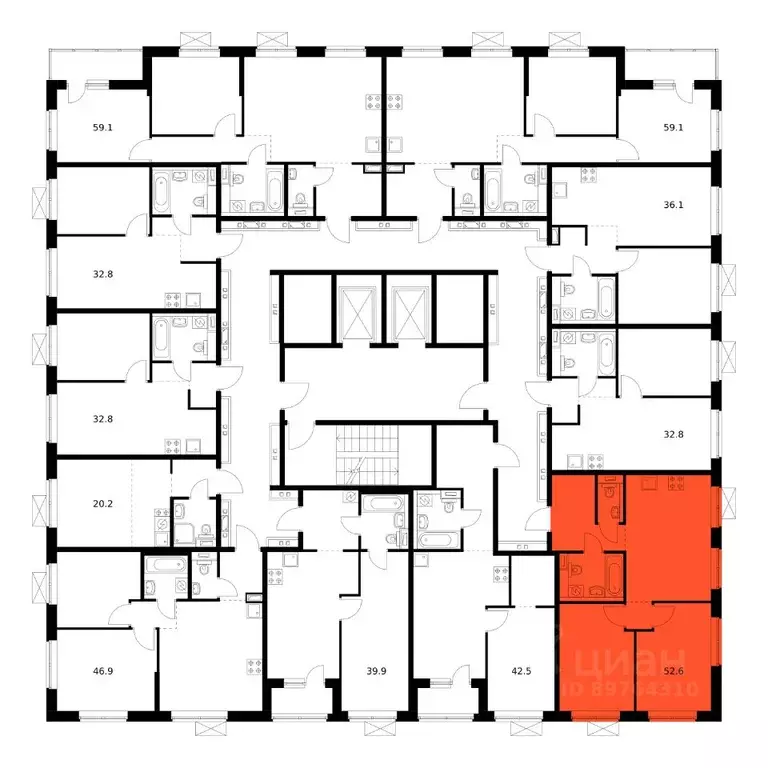 2-к кв. Сахалинская область, Южно-Сахалинск ул. Имени Владимира ... - Фото 2