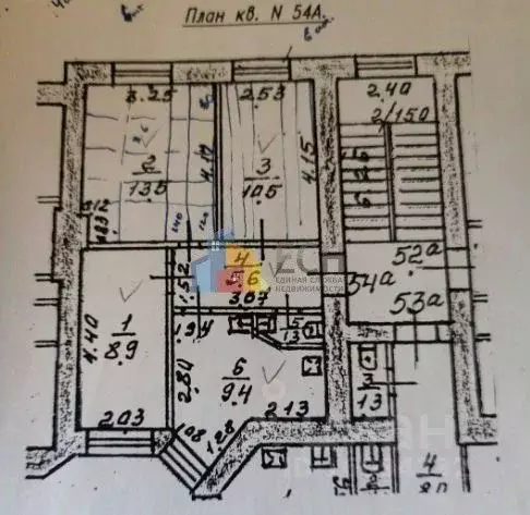 3-к кв. Тульская область, Тула Октябрьская ул., 38к2 (49.2 м) - Фото 1