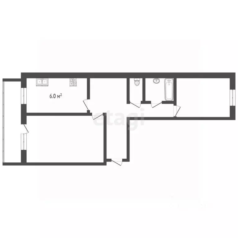 2-к кв. Крым, Алушта ул. Набережная (82.0 м) - Фото 2