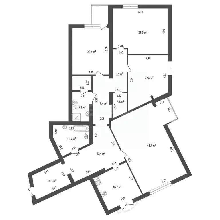 4-к кв. Кемеровская область, Кемерово Ноградская ул., 19А (210.5 м) - Фото 2