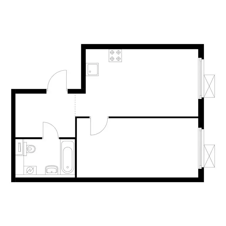 1-комнатная квартира: Москва, Северо-Восточный округ, район Отрадное, ... - Фото 1