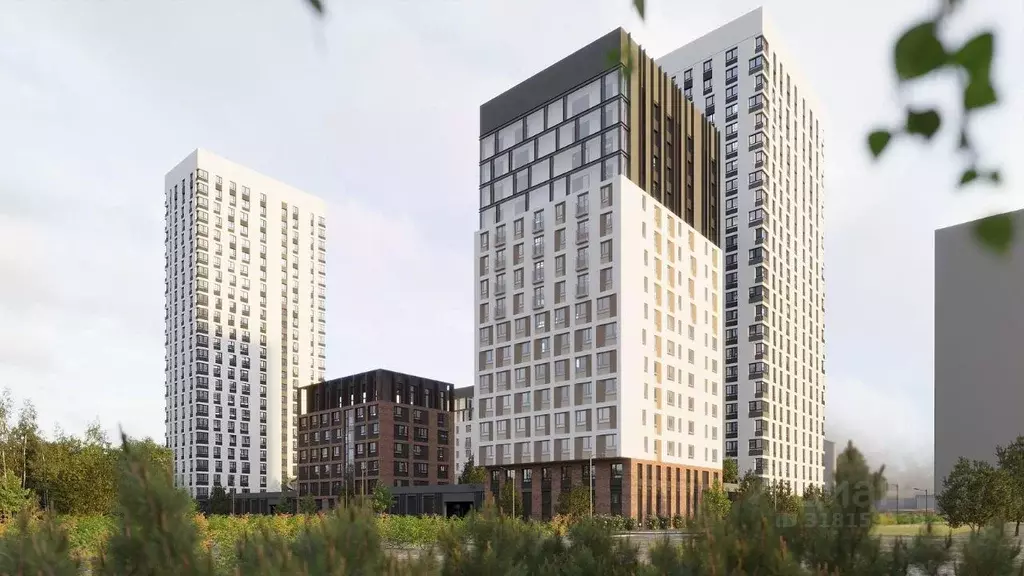 1-к кв. Свердловская область, Екатеринбург ВИЗ жилрайон, Риверсайд ... - Фото 1