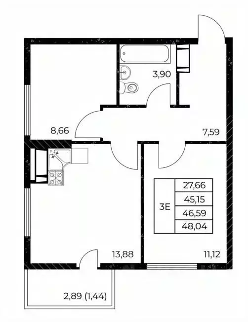 2-к кв. Ростовская область, Ростов-на-Дону Звезда Столицы 2 жилой ... - Фото 1