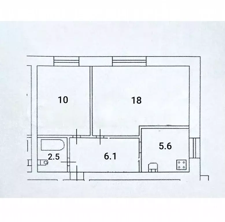 2-к кв. Санкт-Петербург ул. Зины Портновой, 16 (42.0 м) - Фото 0