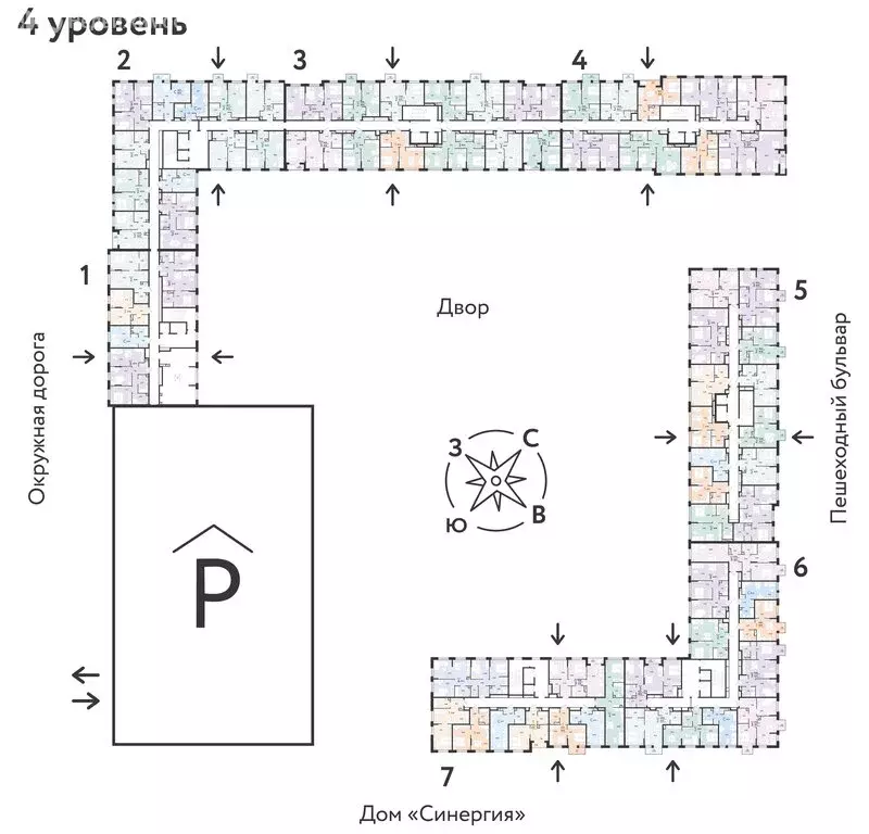 3-комнатная квартира: Тюмень, Интернациональная улица, 199к10 (54.81 ... - Фото 2