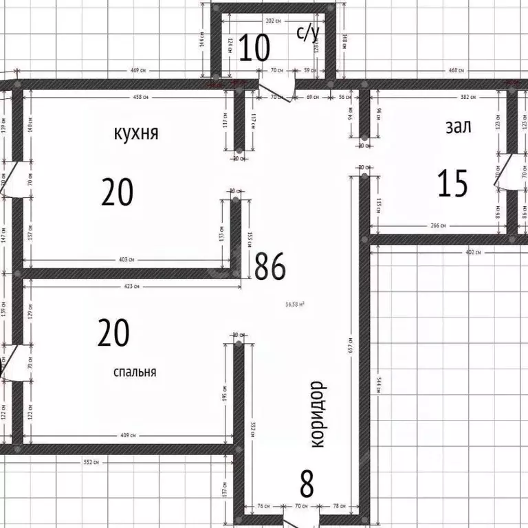 2-к кв. Дагестан, Каспийск просп. М. Омарова, 100 (86.0 м) - Фото 1
