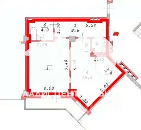 2-к кв. Новосибирская область, Новосибирск ул. Ольги Жилиной, 33 (58.4 ... - Фото 1