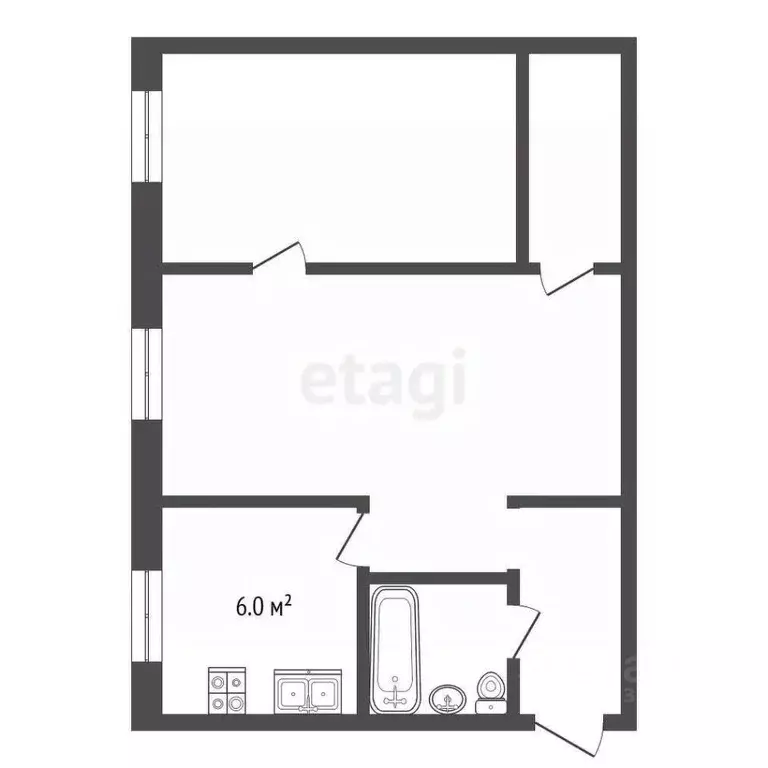 2-к кв. Челябинская область, Троицк просп. Культуры, 1 (39.6 м) - Фото 2