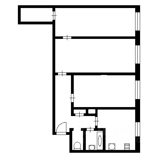3-к кв. Санкт-Петербург ул. Доблести, 28К2 (64.0 м) - Фото 1