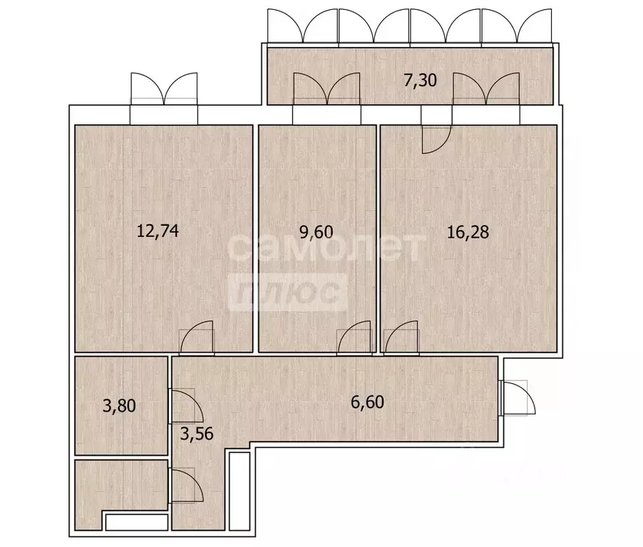 2-к кв. Тюменская область, Тюмень Войновка мкр, ул. Вербовая, 4к1 ... - Фото 2