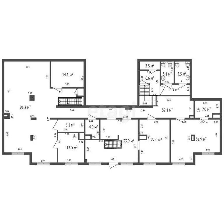 Офис (350.3 м) - Фото 2