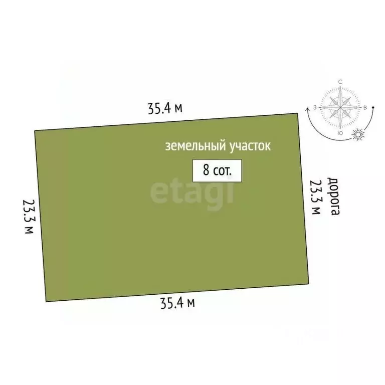 Участок в Башкортостан, Стерлитамакский район, д. Казадаевка, Любажи ... - Фото 2