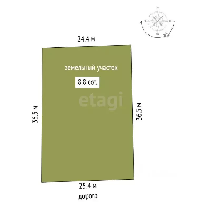 Участок в Башкортостан, Стерлитамакский район, Октябрьский сельсовет, ... - Фото 1