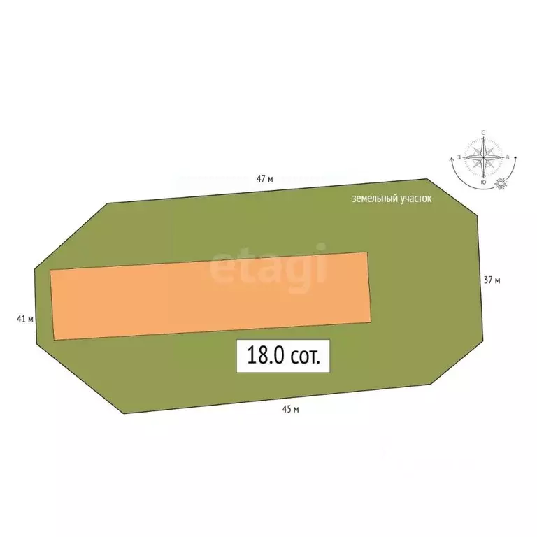 Участок в Алтай, Улаганский район, с. Акташ Заречная ул., 2Б (18.0 ... - Фото 2