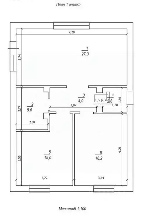 Дом в Челябинская область, Магнитогорск ул. Мирная (74 м) - Фото 2