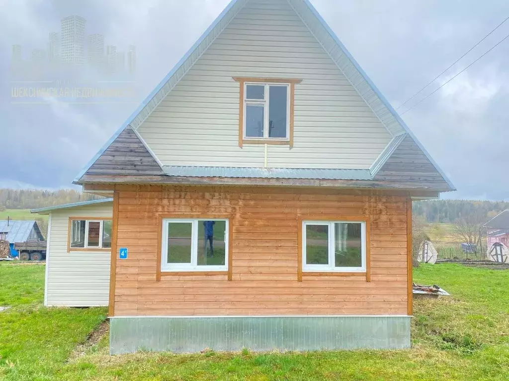 Дом в Вологодская область, Шекснинский муниципальный округ, д. ... - Фото 1