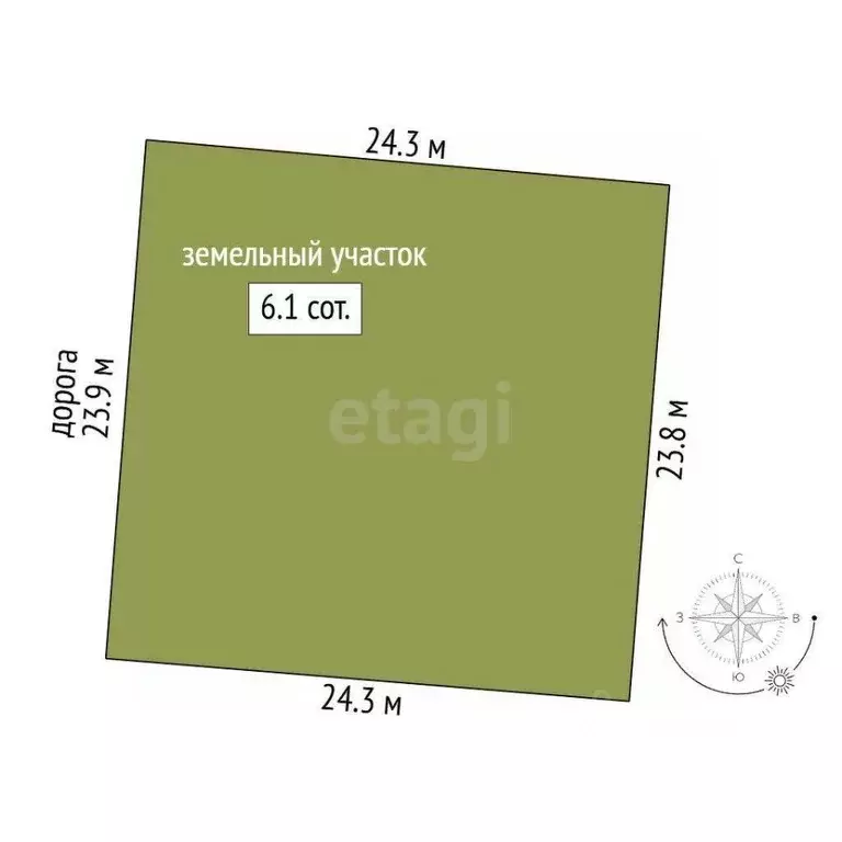 Участок в Крым, Феодосия ул. Кефе (6.1 сот.) - Фото 2