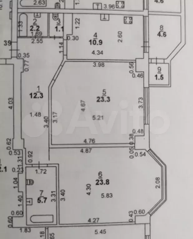 2-к. квартира, 81,7 м, 10/14 эт. - Фото 0