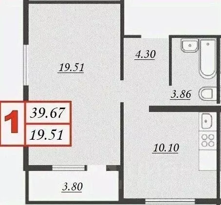 1-к кв. Краснодарский край, Анапа ул. Ленина, 231 (41.6 м) - Фото 2