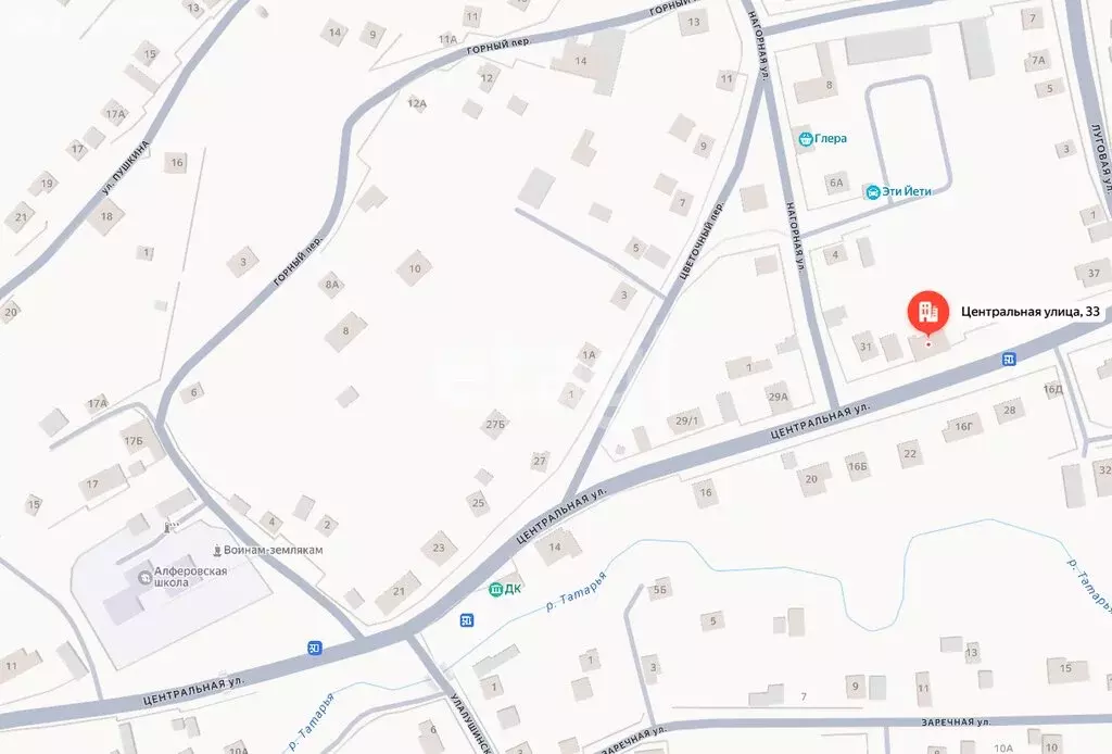 Участок в посёлок Алфёрово, Центральная улица (13.95 м) - Фото 1