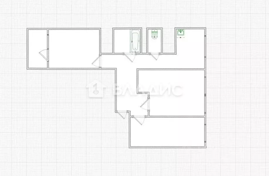 3-к кв. Пензенская область, Пенза просп. Строителей, 88 (62.2 м) - Фото 2